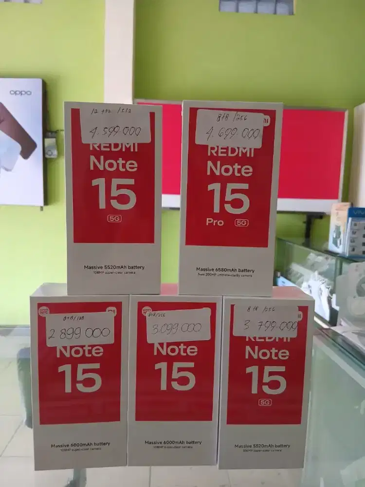 NEW ARRIVAL REDMI NOTE 15 SERIES