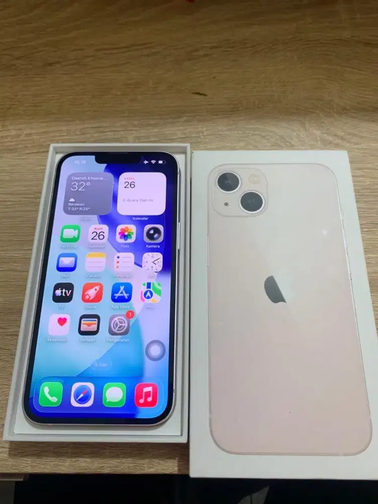 IPHONE 13 128GB PINK BH 86% NOKEN FULL ORIGINAL