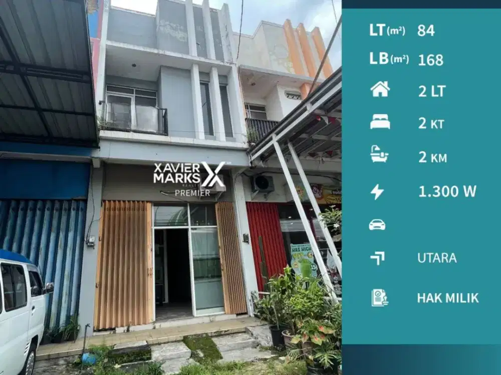 Dijual/Disewakan Ruko 2 Lantai Nol Jl Raya Karanglo Malang