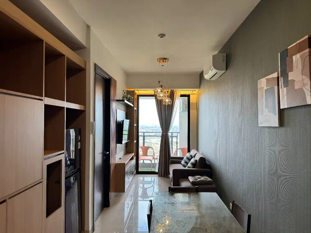 Disewakan Apartemen Saffron Sentul City Tipe 1 Bedroom (1BR) Tahunan