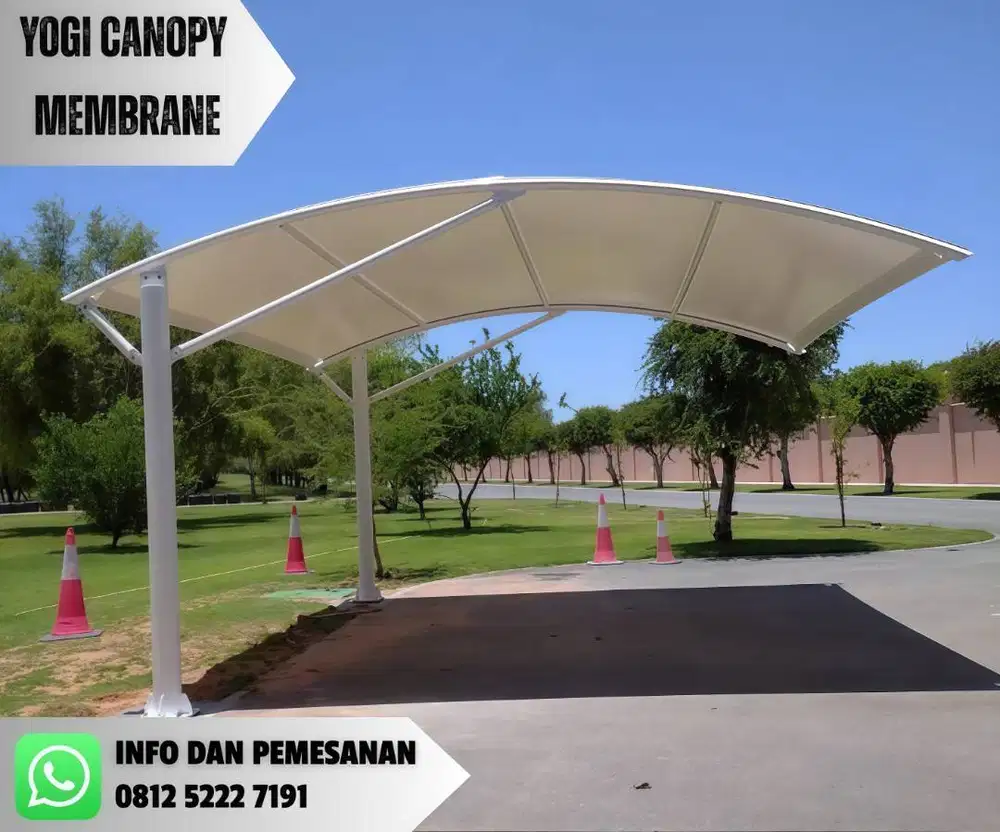 Jasa Pasang Kanopi Membrane Terpercaya | Kuat & Elegan