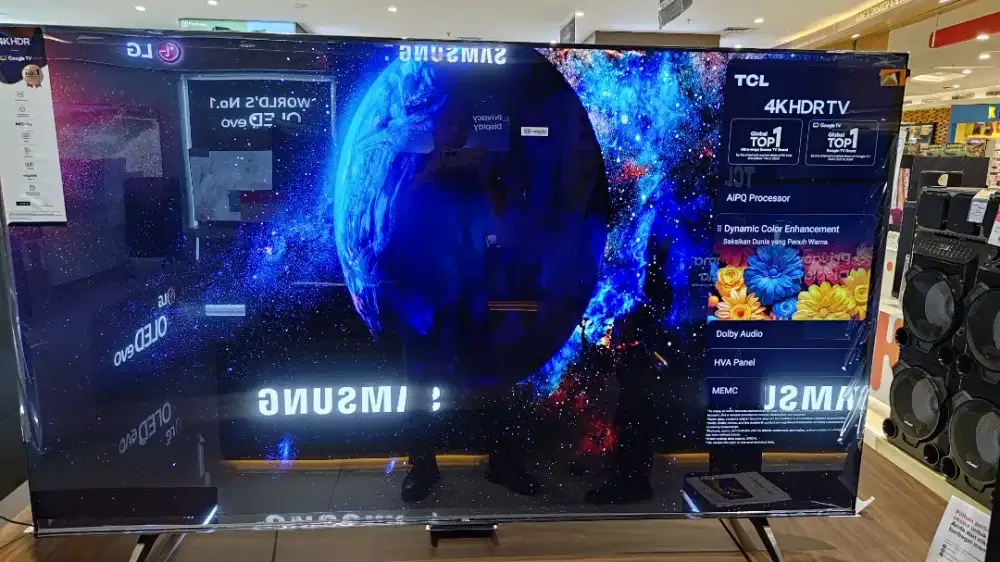 TCL LED GOOGLE TV 4K 75INCH