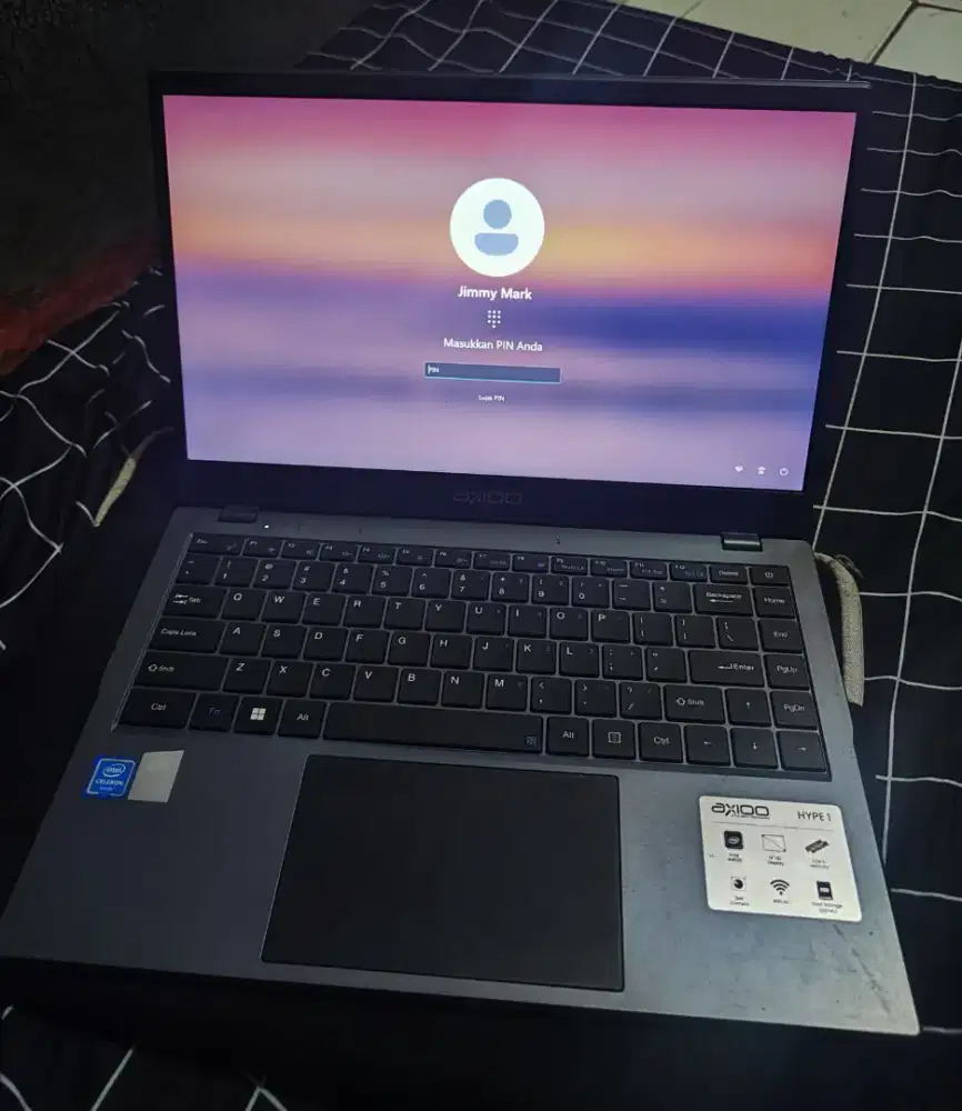 Laptop Axio Hype 1
Ram 8 GB / Penyimpanan 128 GB
Intel Celeron N4020