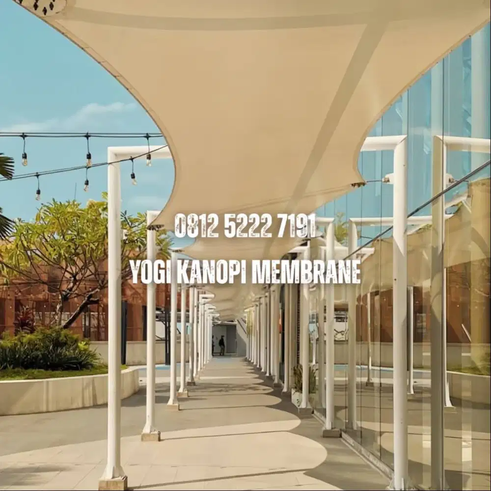Promo Kanopi Membrane Minimalis Harga Pabrik!