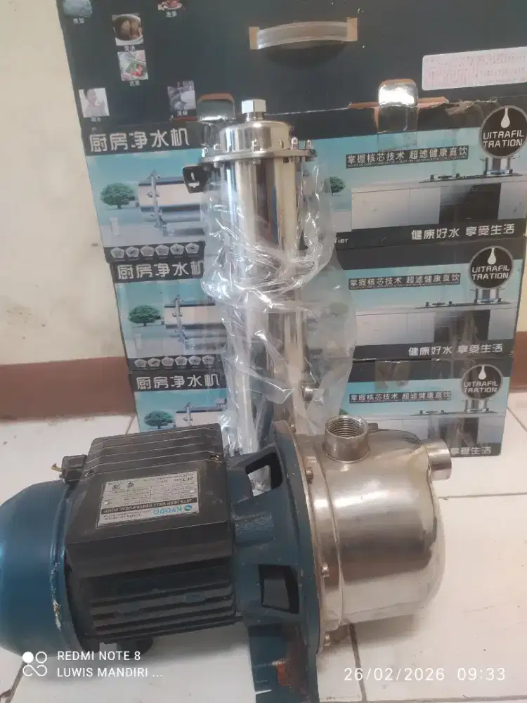 Jual pompa air merk Kyodo dan ultrfit stenlis