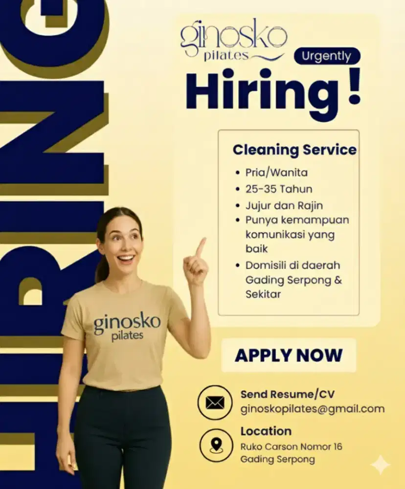 Cleaning Service / Staff Kebersihan