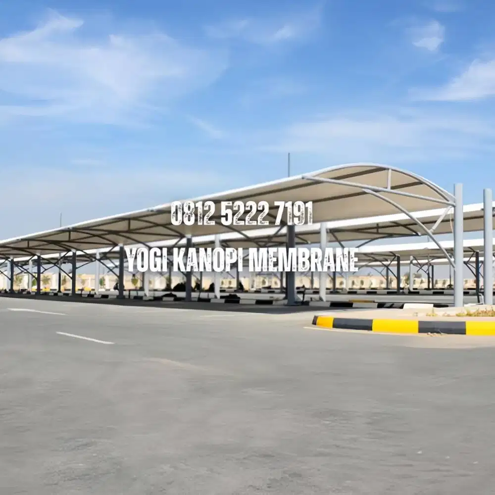 Kanopi Membrane Elegan untuk Rumah Minimalis