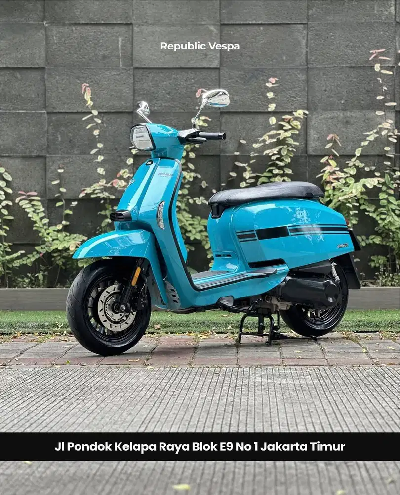 RARE ITEM LAMBRETTA SPECIAL V125 TH 2019 WARNA BLUE SUPER RARE COLLOR