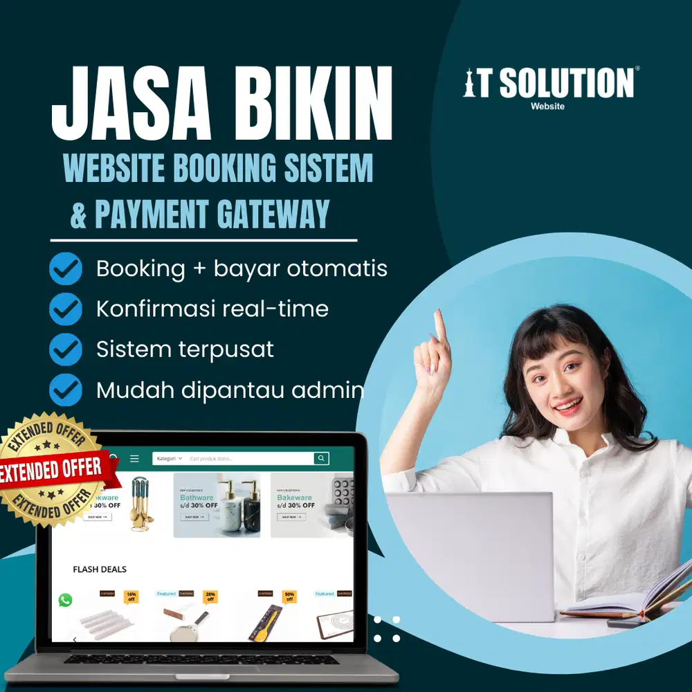 Jasa Bikin Website Booking Online & Payment Gateway – Otomatis & Profe