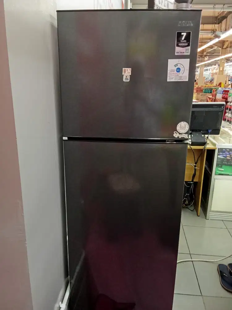 Kulkas AQUA 2 pintu AQR-270 280L, big freezer.