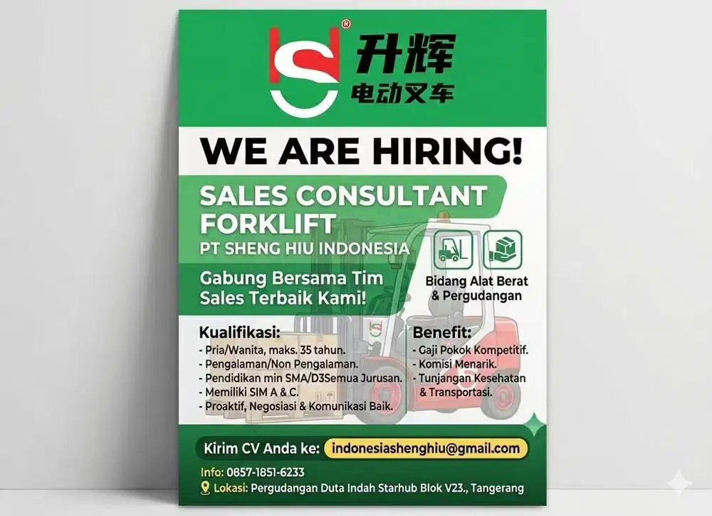 Dibutuhkan segera Sales Marketing