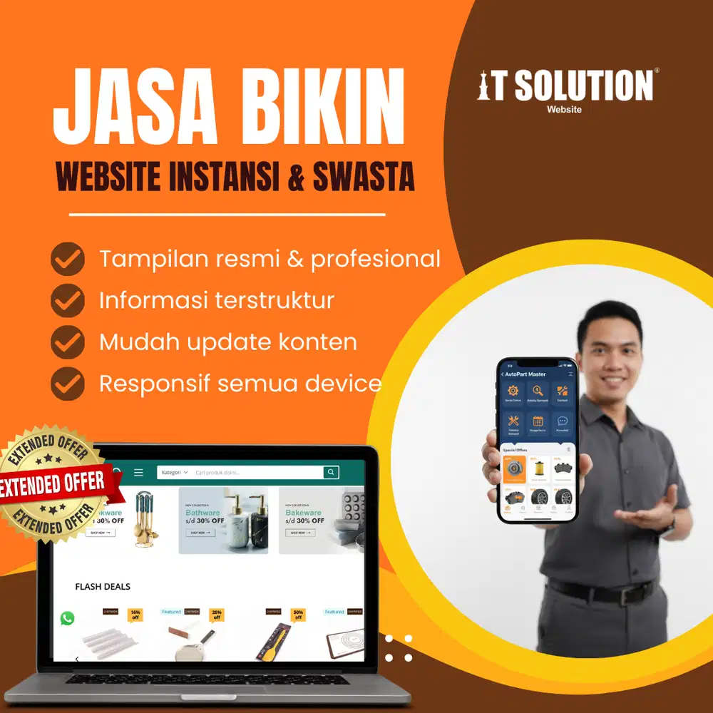 Jasa Bikin Website Instansi & Swasta – Profesional & Terpercaya