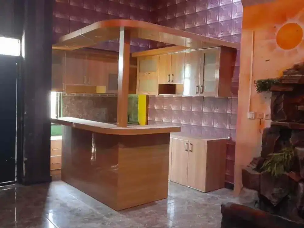 Jual Rumah Dawuan Cikampek Furnished Jalan 2 Arah Lokasi Strategis Incld Kitchen Set & Mini Bar