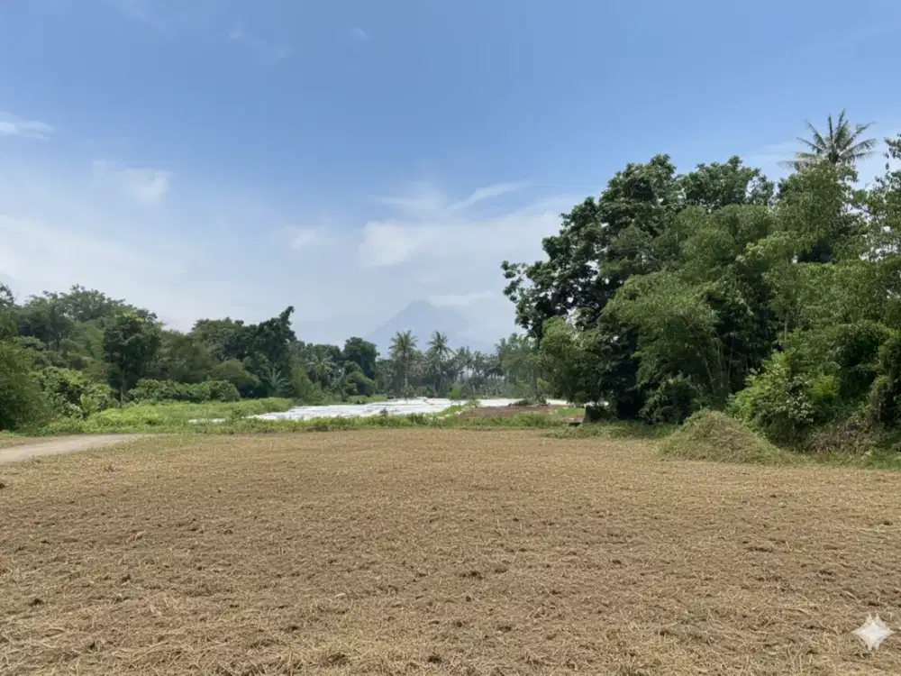 Tanah Siap Bangun Barat Pasar Pakem 2 Jtan View Sawah & Gunung