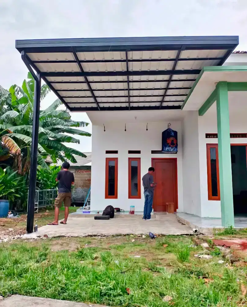 Pasang kanopi dan garasi baja ringan