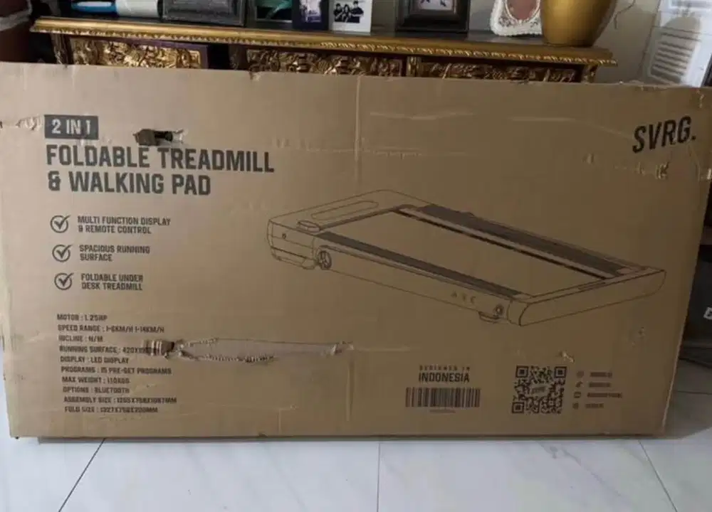 DIJUAL 2 IN 1 FOLDABLE TREADMILL & WALKINGPAD