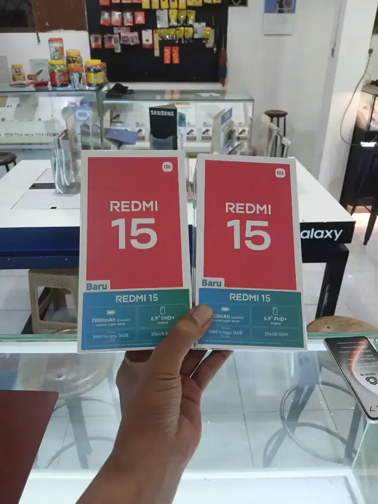 Fast respon WA Xiaomi Redmi 15 NFC 8+8/256 Garansi resmi 1thn