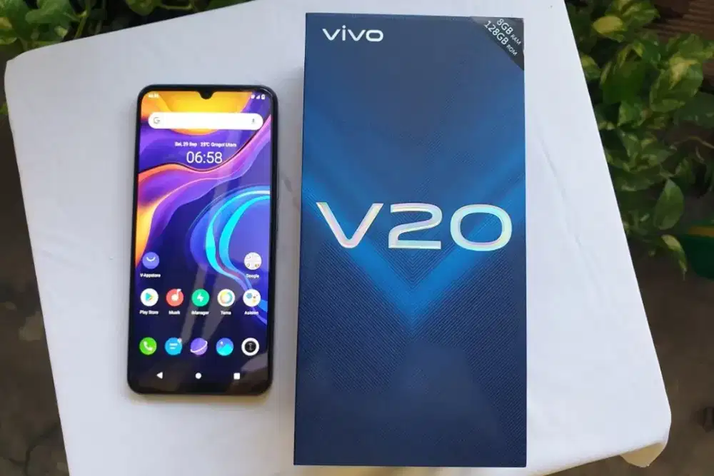 Vivo v20 balck fullset no minus