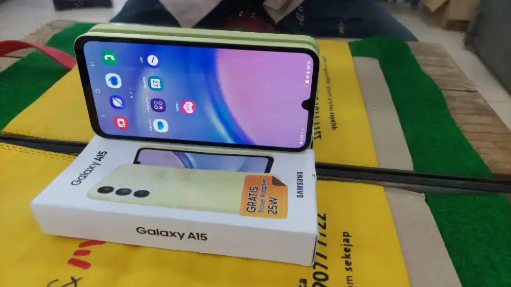 Samsung A15 Ram 8/256 gb lengkap mulus normal Fulset