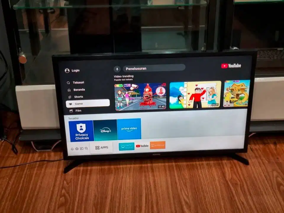 Smart TV Merk Samsung Murah Kondisi Bekas Kantor Normal Pemakaian