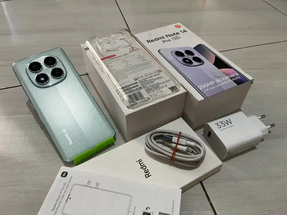 Xiaomi Note 14 Pro 5G 12/512 Fullset Original, 97% Like New, No Minus