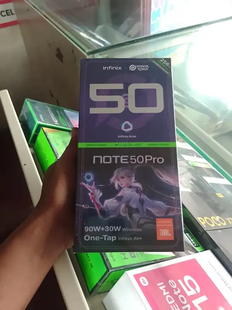 New infinix note 50 pro ram8/256 garansi resmi 1 tahun