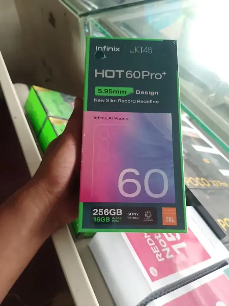 New infinix hot 60 pro plus ram8/256 garansi resmi 1 tahun