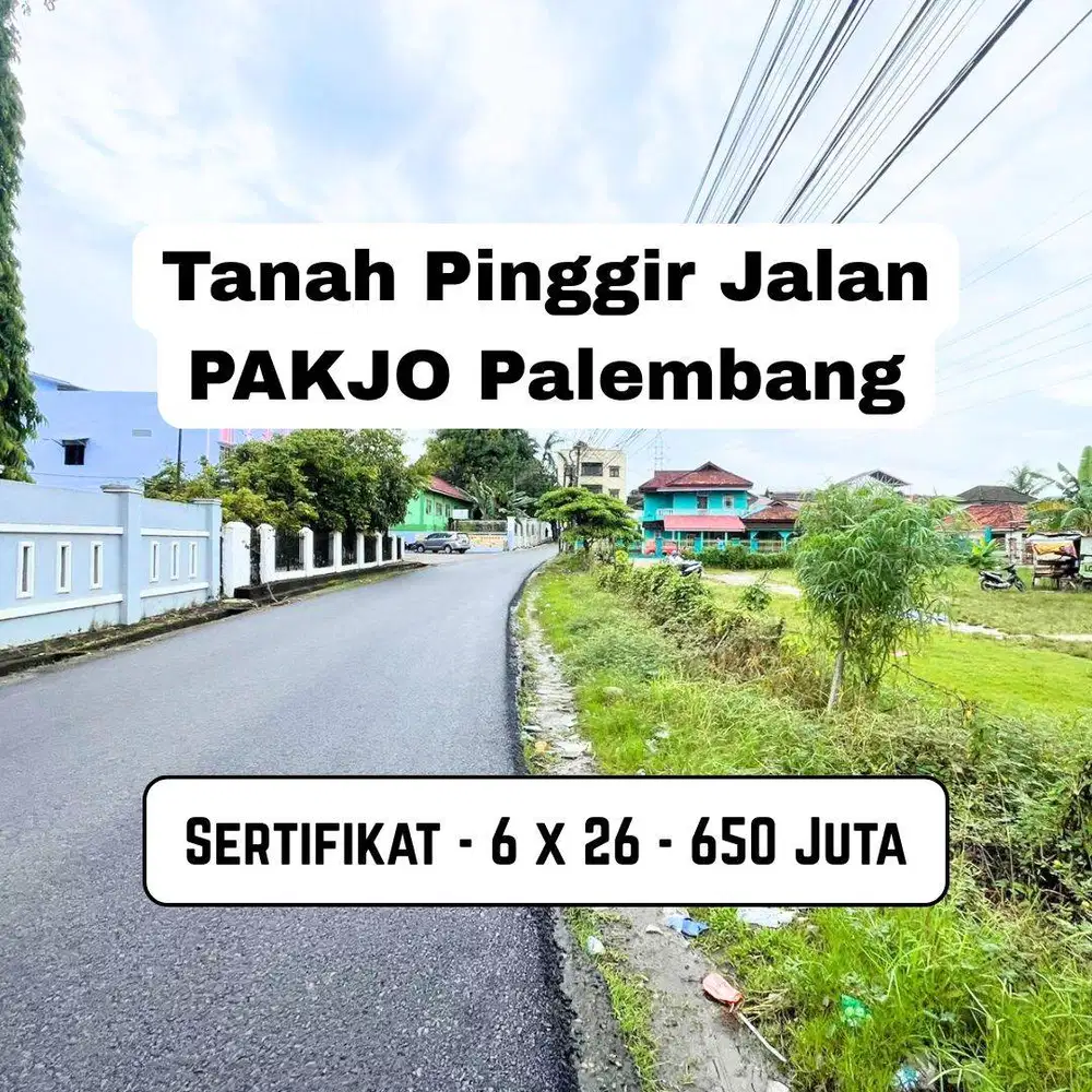 TANAH PAKJO PINGGIR JALAN DEPAN SMA 11