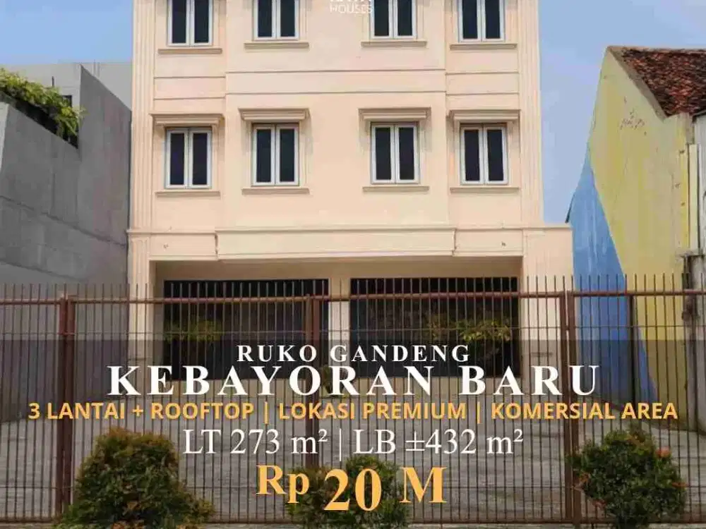 Ruko di Mayestik Dijual dilokasi Strategis