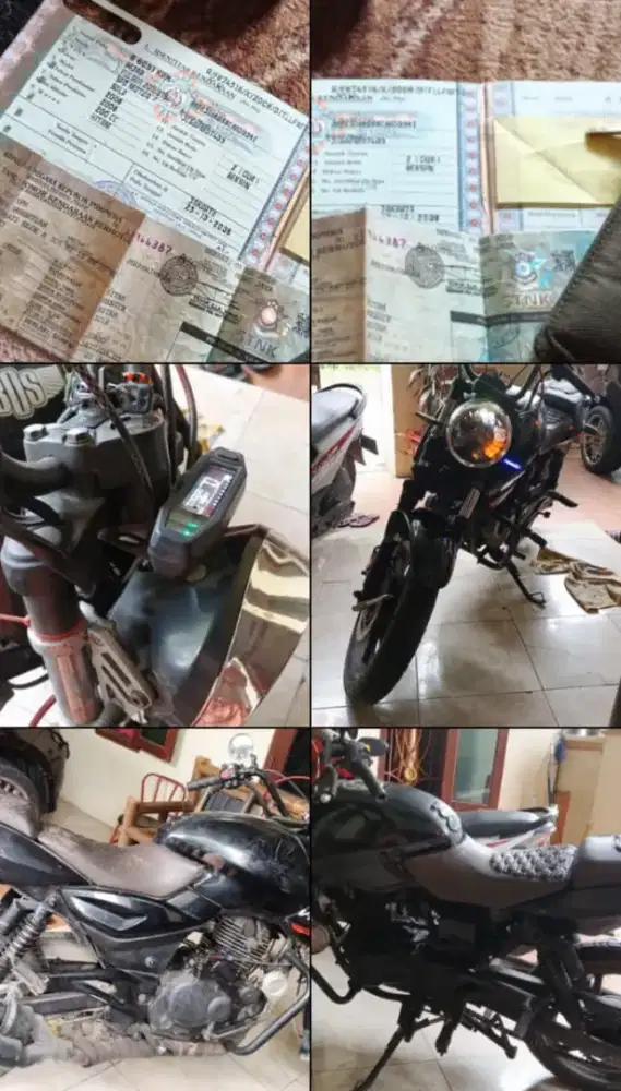 Motor custom basic bajaj pulsar