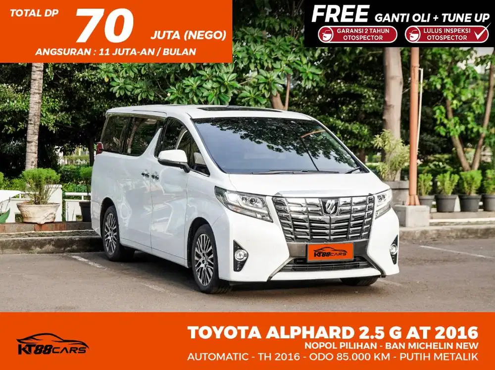 TOYOTA ALPHARD 2.5 G AT 2016