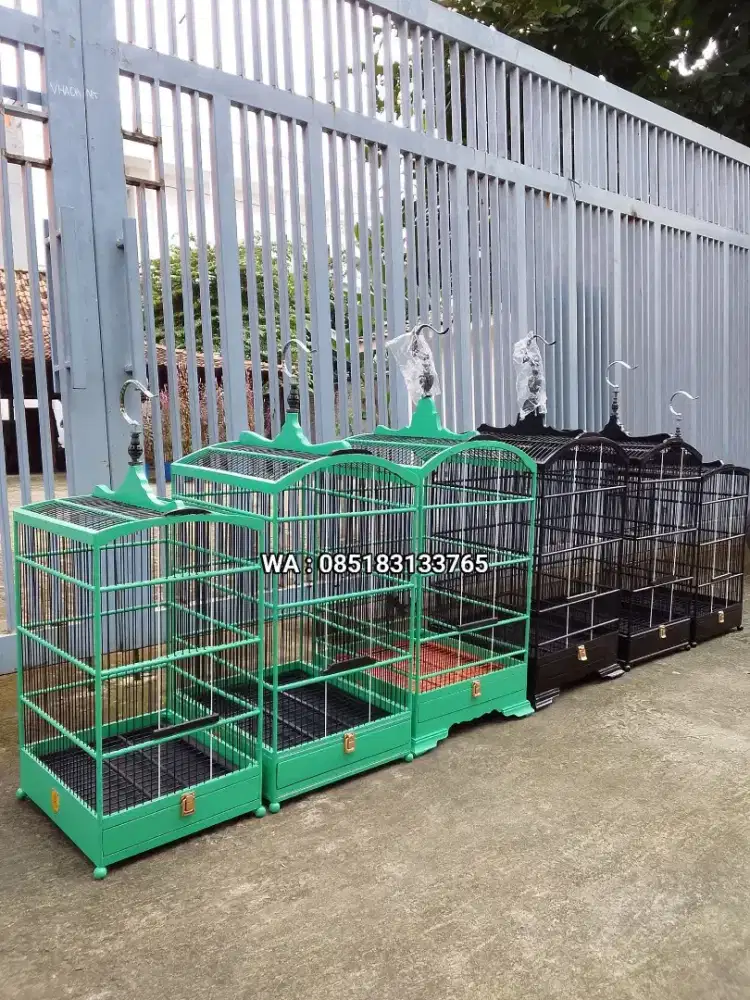 Kandang burung cucak ijo,Kacer , kenari, cendet