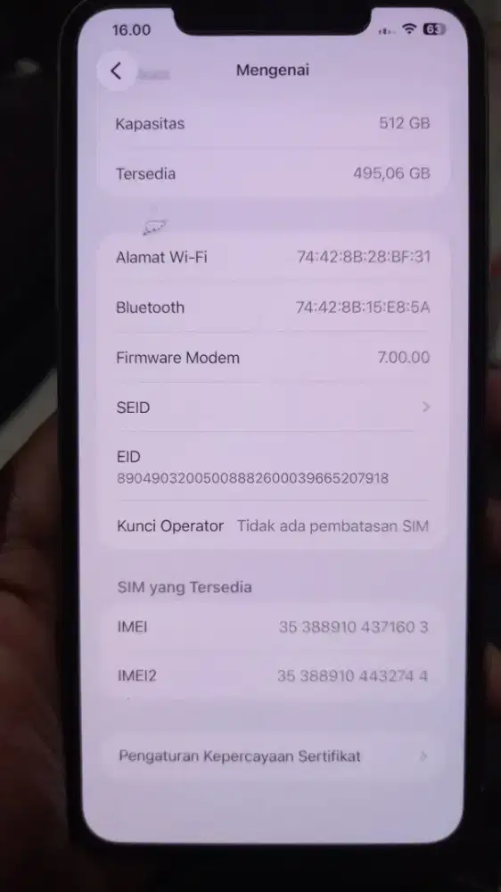 IPHONE 11 PROMAX 512