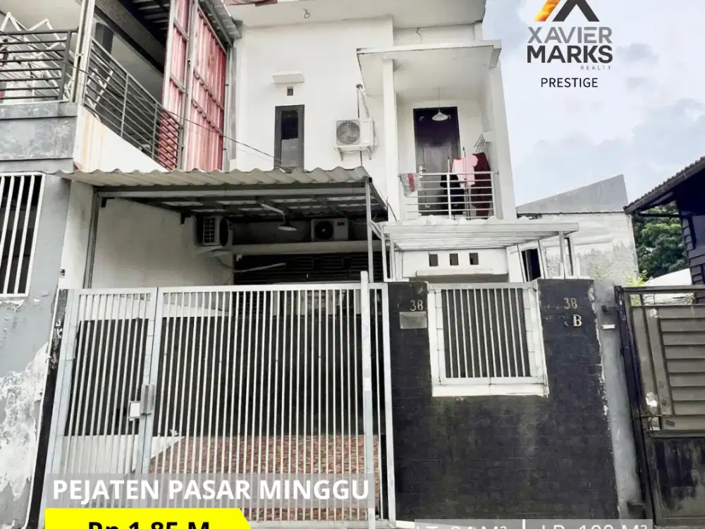 DIJUAL RUMAH SIAP HUNI MINIMALIS DI PEJATEN TIMUR SEMI FURNISHED DI PEJATEN PASAR MINGGU JAKARTA SELATAN