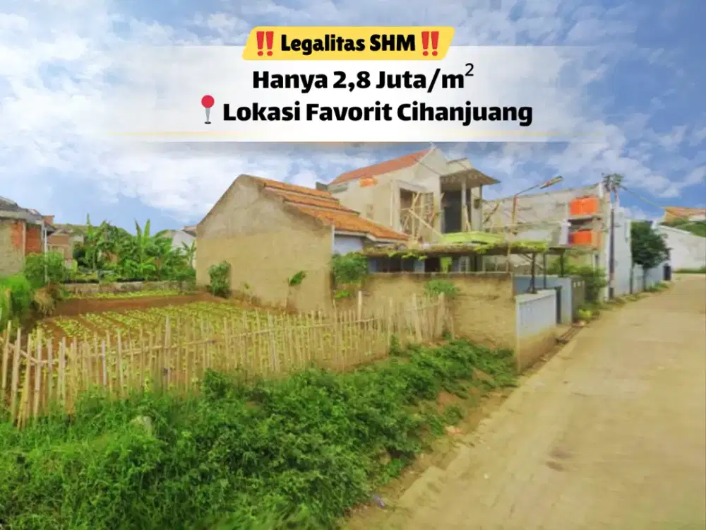 Waktu Terbaik Membeli Tanah Adalah Sekarang – 153 m² SHM