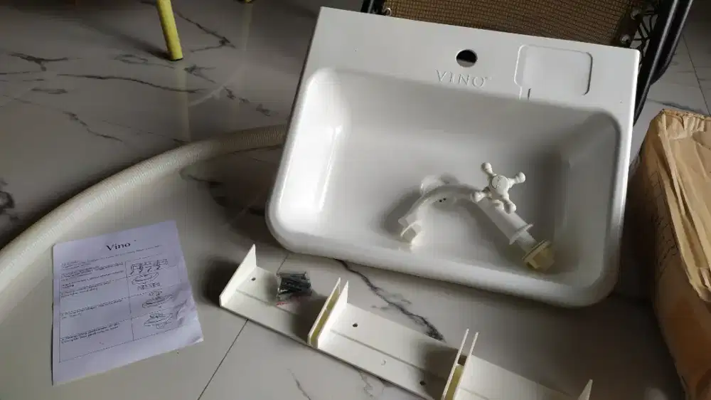 Wastafel plastik merek vino