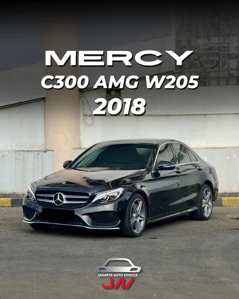 MERCEDES BENZ C300 AMG 2018 / LOW ODO / LIKE NEW