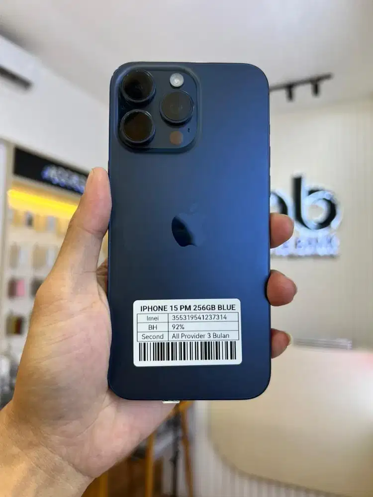 iPhone 15 Pro Max 256GB Second Inter All Provider | Fullset | LCD Ori