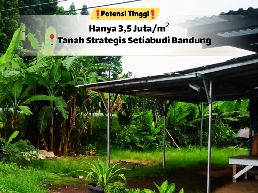 342m² Kavling Siap Konstruksi Sayap Setiabudi Regency Bandung Barat