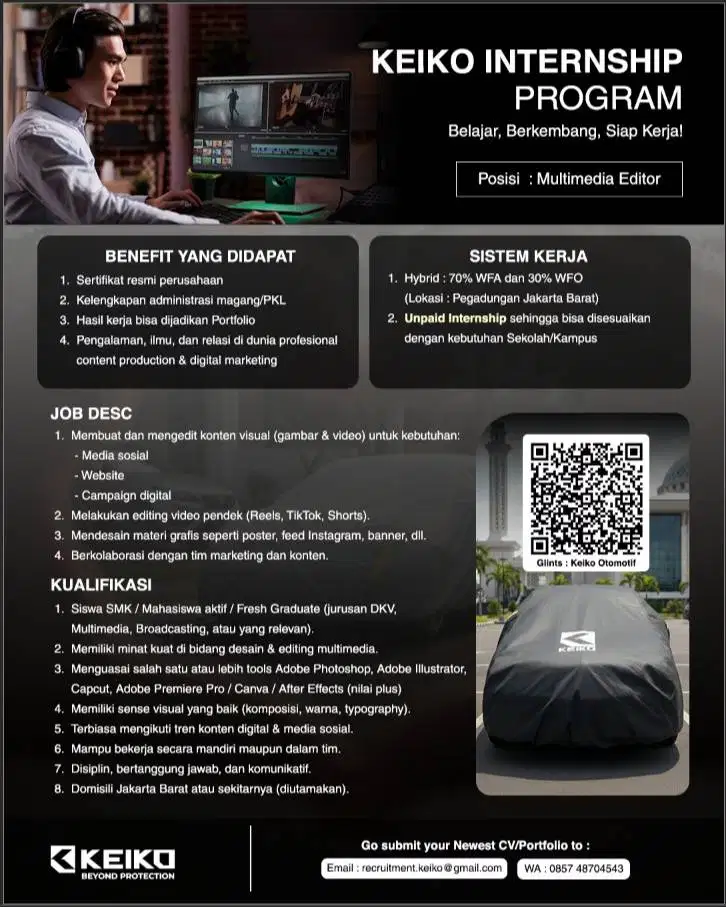 PROGRAM MAGA/INTERNSHIP STAFF MULTIMEDIA DESIGN