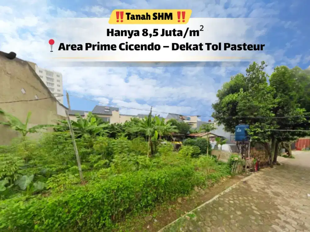 Kavling Sukaraja Cicendo – Luas 396 m² SHM