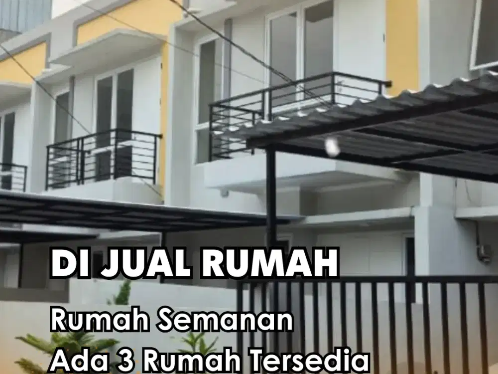 Di Jual !!! Rumah Semanan Ada 3 Rumah Siap Huni