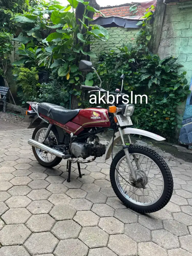 1999 Honda win 100 federal asli merah dt ts xl ke trail jadul antik