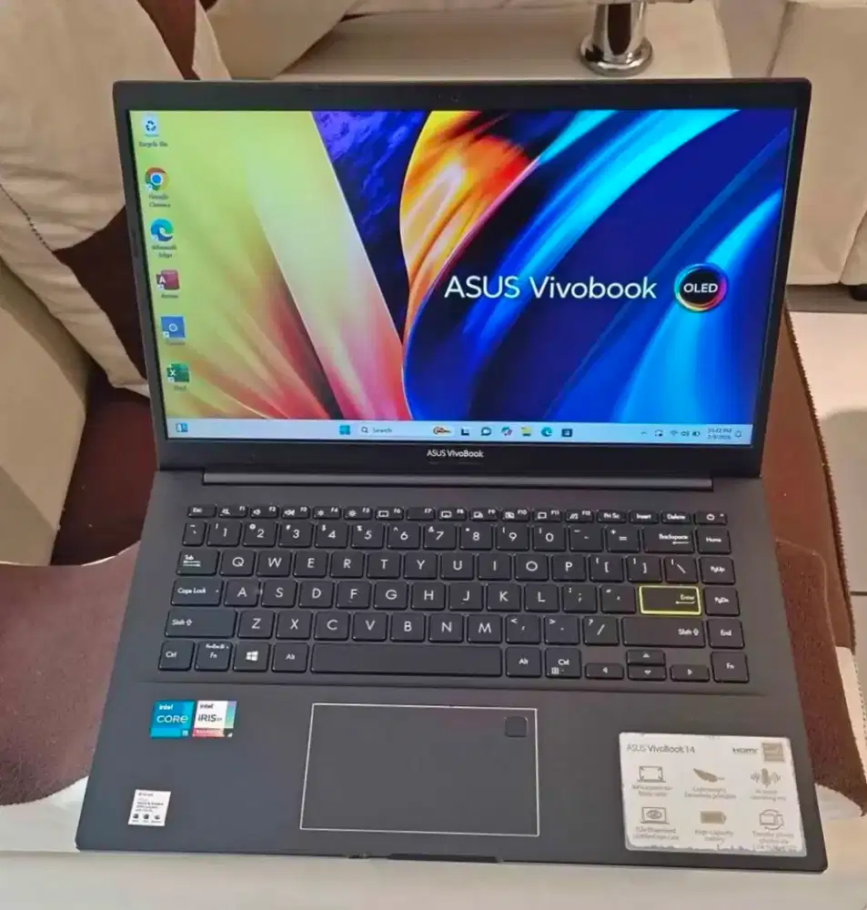 Asus Core i5 gen11 Ram 8GB SSD 512GB NVME layar 14in NOMINUS 3.9jt
