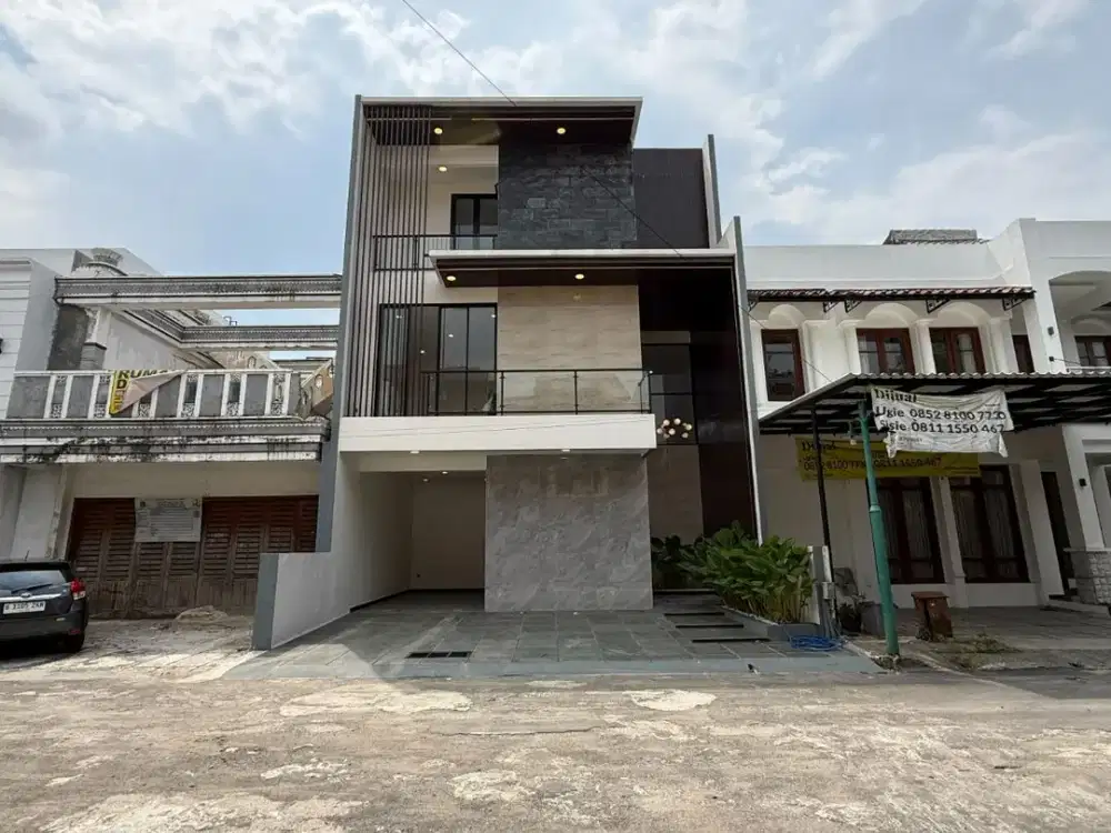 Dijual Rumah Cluster Mewah 3 Lantai Pejaten Konsep Modern Tanah Luas