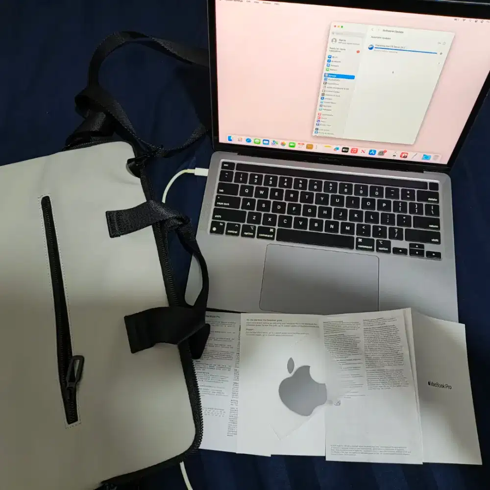 Apple Macbook PRO M1 16gb 500gb 13 inch touchbar bh88% belum servis