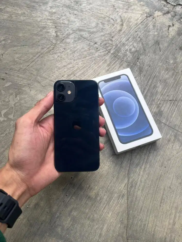 IPHONE 12 MINI 64GB HITAM RESMI EX IBOX