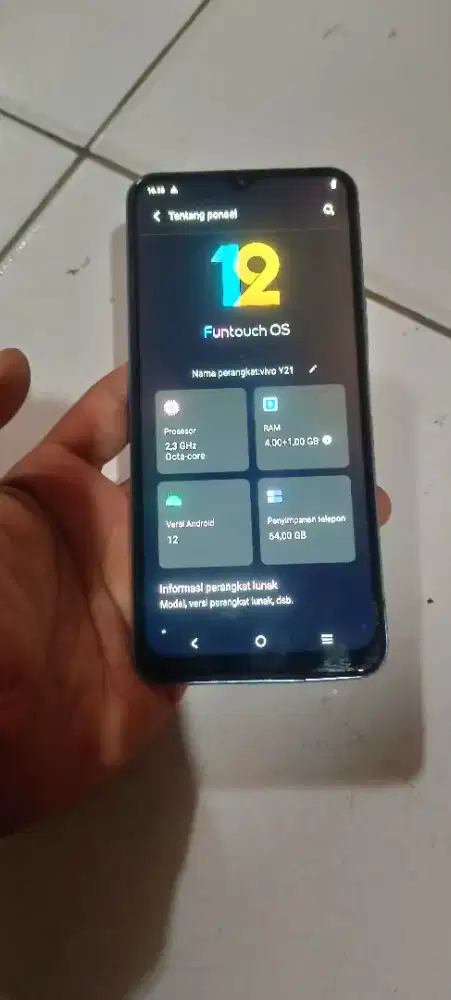 Vivo y21 ram 4+1/64 mulus