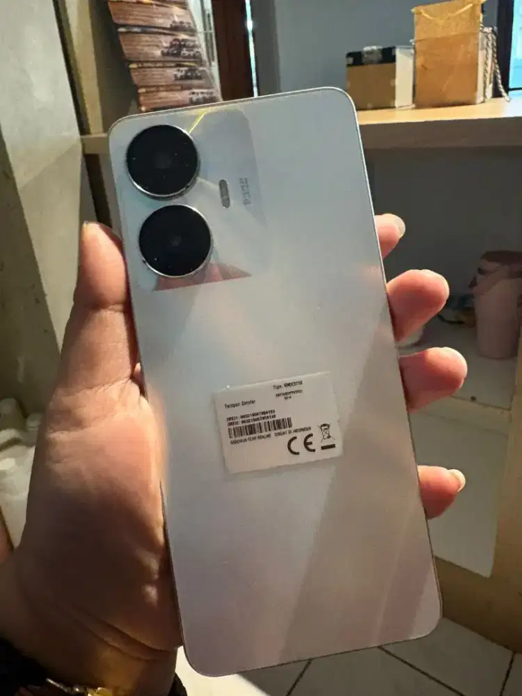 Realme C55 6/128 Putih Mulus Lengkap Terawat No Minus Ex Cewek
