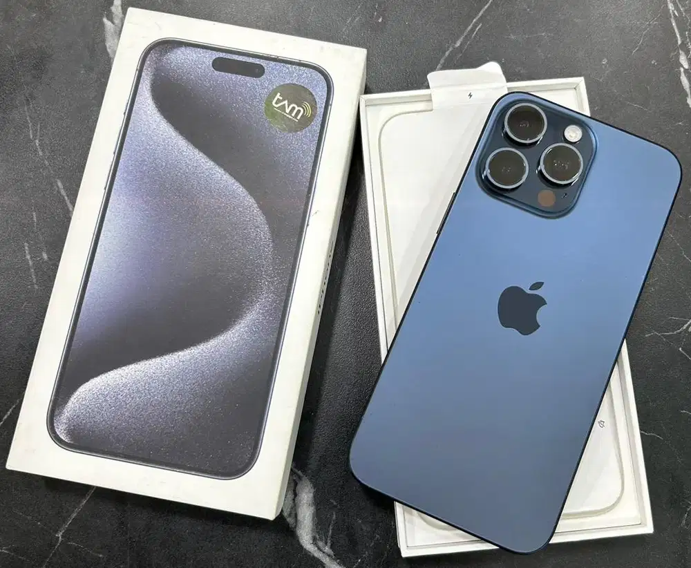 Iphone 15 Pro Max 512gb blue Ibox mulus fullset nominus